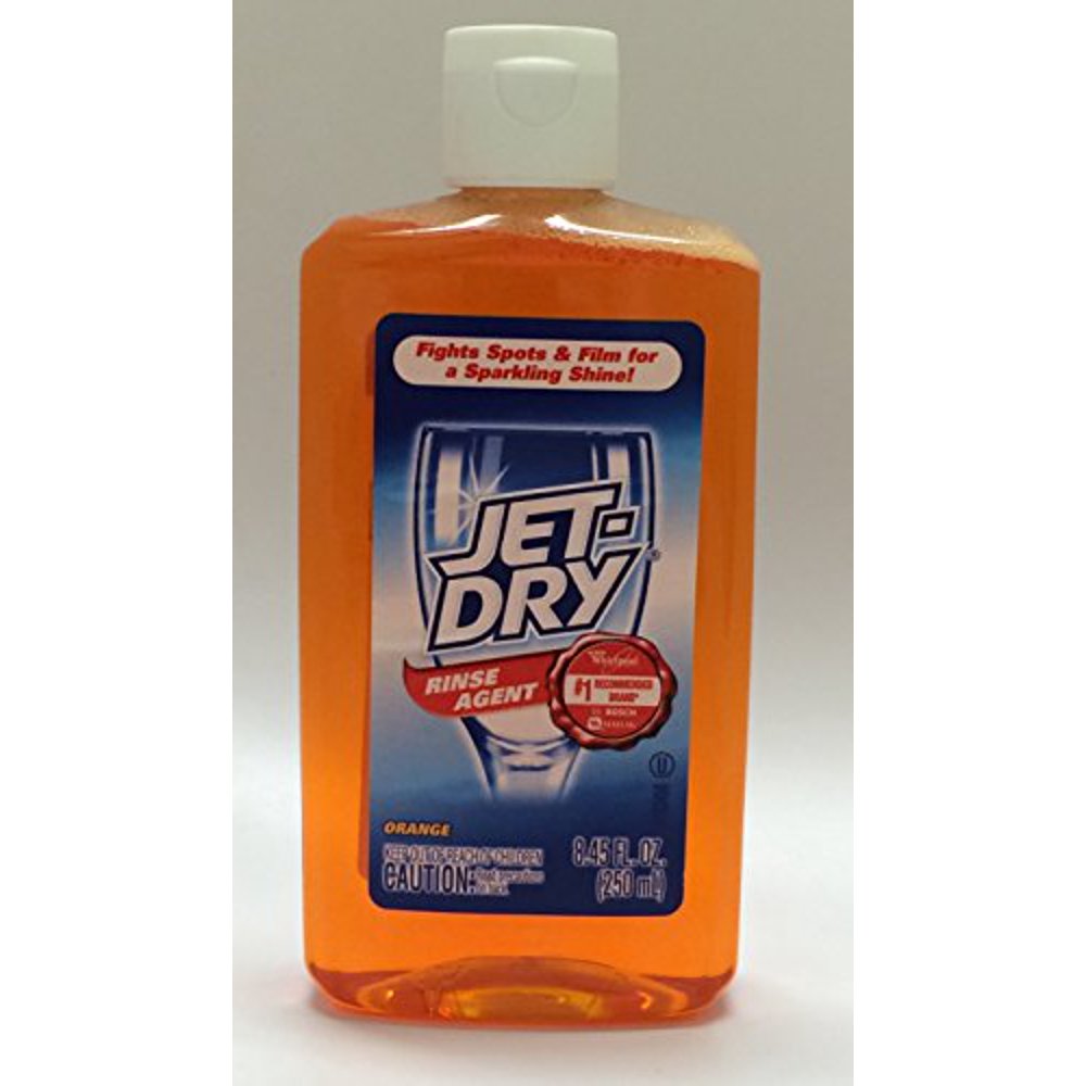 Jet Dry Rinse Agent, Orange, 8.45 fl oz (1)
