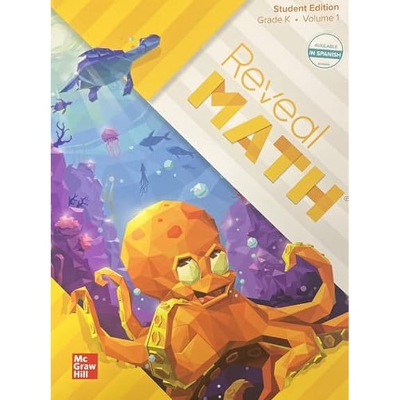 Reveal Math Student Edition, Grade K, Volume 1, (Paperback)