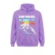 thumbnail image 3 of Sudadera con capucha de manga larga de verano con estampado de perezoso en patineta y texto "Despacio" Sudadera con capucha de verano y otoño para jóvenes Sudadera con capucha estampada Funky, 3 of 5