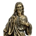 thumbnail image 2 of Sacred Heart of Jesus Christ Lord Catholic Christian Religious Gift 10 Inch Bronze Toned Statue Figurine Decoration, 2 of 5