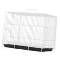 thumbnail image 1 of Jaula de para pájaros, soporte de madera para percha, ahorra espacio, fácil de limpiar, jaula para pájaros y dispensador de agua para agapornis blanco 345x255x33cm, 1 of 10