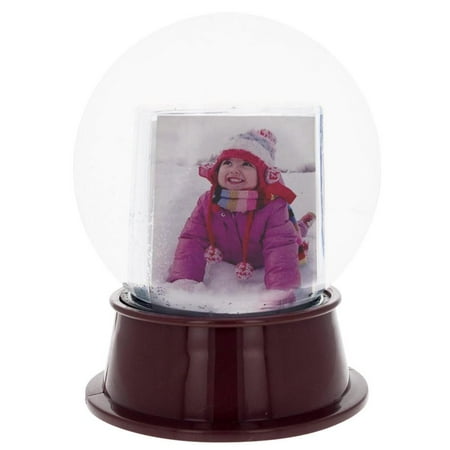 Photo Frame Water Globe - Snow Globe Picture Frame 5.5 Inches