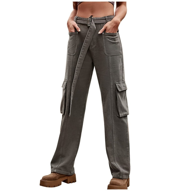 Women's Woven Cargo Carpi Pants - Walmart.com