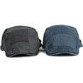 thumbnail image 7 of Kiibsot 2 Pack Mens Denim Cotton Newsboy Cap Ivy Gatsby Driving Hunting Cabbie Hats, 7 of 7