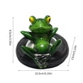 thumbnail image 5 of Milue Frogs Figurine Mini Pond Decors Resins Craft Weather Resistant Patios Accent, 5 of 9