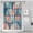 Artistic H, variant on Chic Vintage Shower Curtain - Ethnic Mandala Pattern Waterproof Bathroom Drapes 72x72, Rustic Bohemian Decor with Reinforced Grommets & 12 Hooks