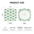 thumbnail image 6 of Daiia Cute Crocodile Stretch Individual Couch Cushion Slipcovers Reversible Cushion Protector Slipcovers Sofa Cushion Protector Covers Milk Silk-16.9in, 6 of 9