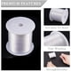 thumbnail image 3 of Hilo de nailon transparente invisible para manualidades, 140 yardas, monofilamento de 0,2 mm, hilo de pesca, cordón para abalorios, 3 of 8