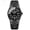 Black Steel-Black Surface-White Nail, variant on Men's Quartz Watch 40mm, black Dial, Date, Luminous, 30M Waterproof, Stainless Steel Wristwatch