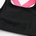 thumbnail image 7 of WUANDIXFA Little Girl Bras Cute Soft Comfortable Stylish Color Blocked Yoga Sports Bra Top for Girls Teens Girl Bras,Black,5-6 Years, 7 of 7