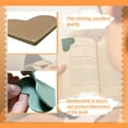thumbnail image 5 of Leather Heart Bookmarks - Winjeto 6 Pieces Cute Corner Page Book Marks for Teachers Students Book Reading Lovers, for School Office Home Supplies (Heart（6pcs）), 5 of 6