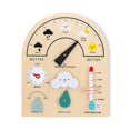 thumbnail image 5 of Tablero ocupado para aprender actividades meteorológicas y emociones juguete cognitivo meteorológico para 2 3 niños, 5 of 5