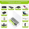 thumbnail image 3 of 32 In 1 Interchangeable Multipurpose Mini Screwdriver Set Magnetic Slot Wrench Bits Repair Tools Kit Set Combination Screwdriver Set For Home Appliance, Laptop, Mobile, Computer Repair, 3 of 5