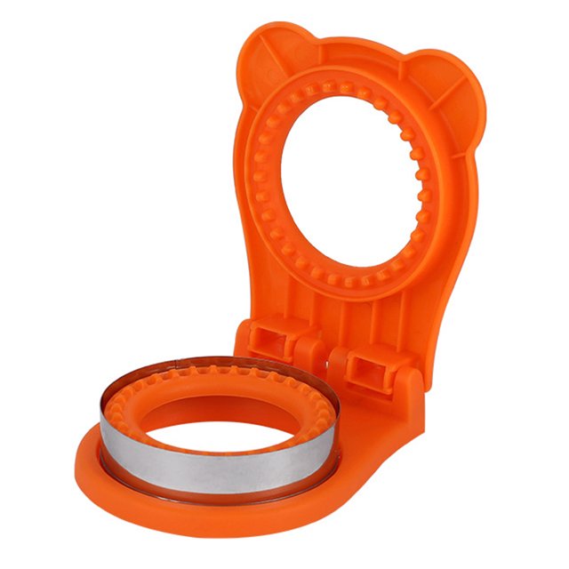Cutters, Stainless Steel Hand Cutter Round Press Cutter Hand Maker Cutter for Home Dessert Shop