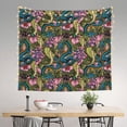 thumbnail image 2 of Pofeuu Snake And Flower Print Wall Tapestry Decoration Wall Hanging Tapestry 60 x 51 Inch, 2 of 6