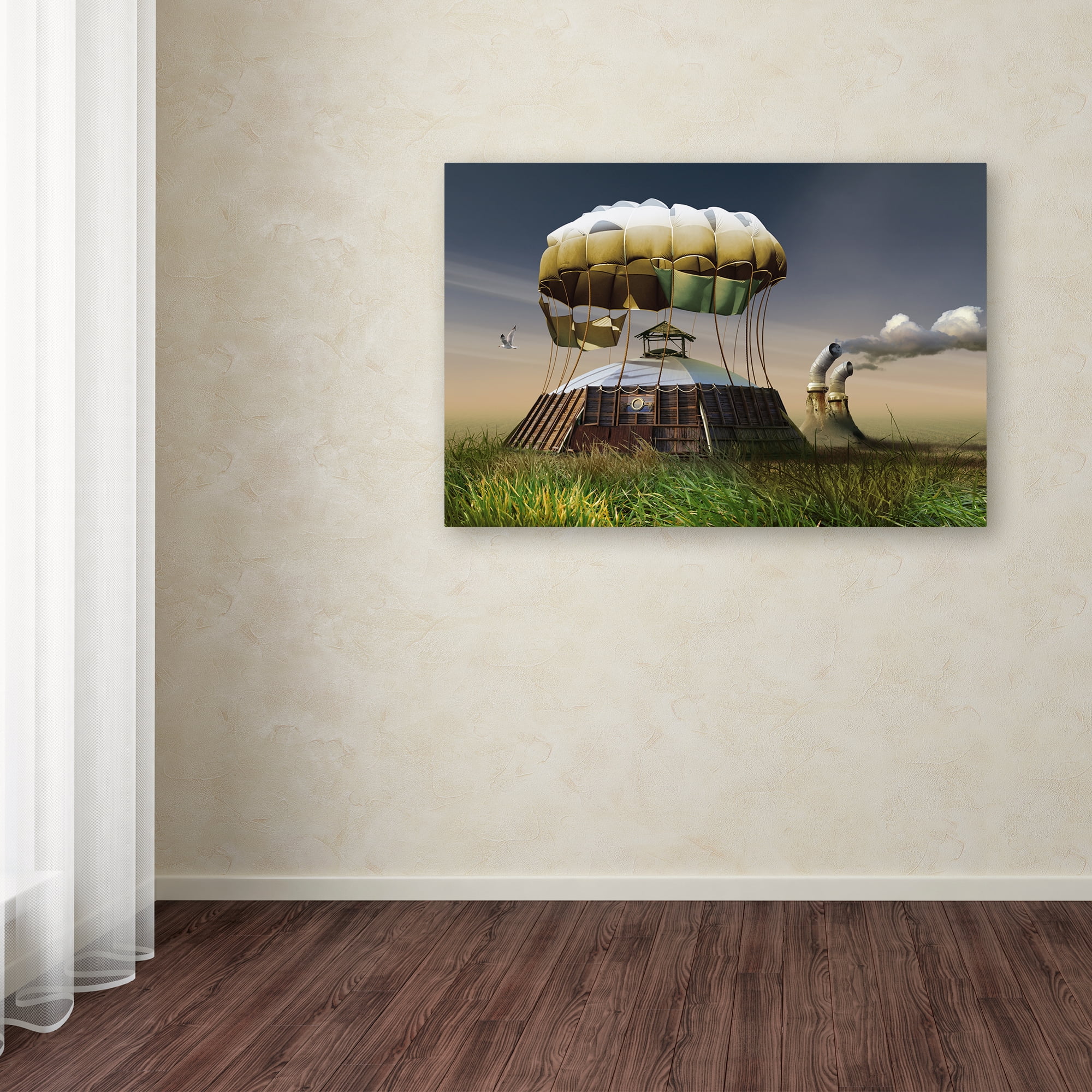 Trademark Fine Art 'Up In The Air' Canvas Art by Radoslav Penchev