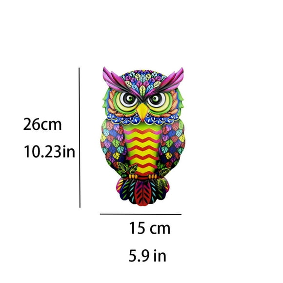 EDHITNR Clearance Owl Iron Crafts 4 Colors Iron Crafts Hanging Home Decoration Wall Hanging Wall Decoration Black and Friday Deals 90% off
