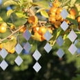 thumbnail image 4 of Bird Repellent Laser Reflective  Sheet Hanging Wind Twisting Scare Bird Rods Deflectors Decoys. Decorative Bird Deterrent to Protect Home and Garden (a Set Of 8 Strings), 4 of 8