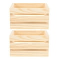 thumbnail image 1 of 2 cajas de madera en miniatura, versátiles accesorios de decoración para casas de muñecas, cestas de madera para exhibición de comida y bebida en supermercados en miniatura, 1 of 7
