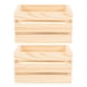 thumbnail image 1 of 2 cajas de madera en miniatura, versátiles accesorios de decoración para casas de muñecas, cestas de madera para exhibición de comida y bebida en supermercados en miniatura, 1 of 7