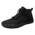 thumbnail image 2 of Leozcaa Winter Hike Barefoot Boots Womens Minimalist Warm Zero Drop Snow Boot Slip On Barefoot Footwear, 2 of 8