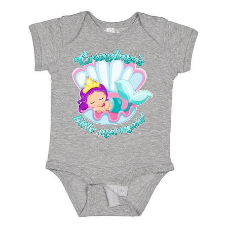 

Inktastic Grandma s Little Mermaid Gift Baby Girl Bodysuit