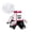 White, variant on Halloween Spider Dog Costume, Plush 3D Spider Ride‑On Pet Outfit, Funny Cosplay Dress‑Up Clothes for Small Medium Dogs Halloween Party Trick‑or‑Treat