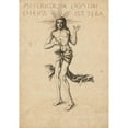 thumbnail image 2 of Workshop of Hans Holbein the elder 11x14 Gold Ornate Wood Frame and Double Matted Museum Art Print Titled - Christ as the Man of Sorrows (1500), 2 of 4