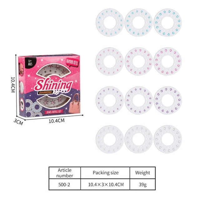 DEELLEEO blinger Make-up Toys blingbling Nailing Rig Girls Play Home Hair Sticker Rig Toys