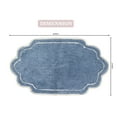 thumbnail image 2 of Home Weavers Allure Collection Bathroom Rug 100% Cotton Tufted Bathroom Rug, Soft & Absorbent Bath Rugs, Non-Slip Bath Rug, Machine Wash Dry Bath Mats - 24"x40" Bath Rug, Blue, 2 of 9