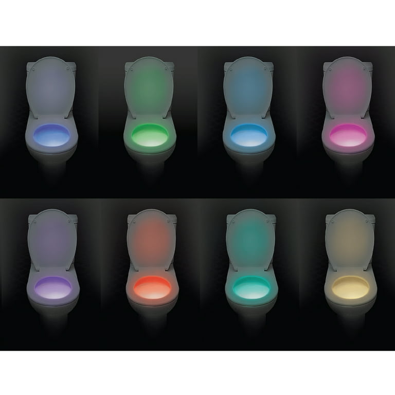 LumiLux Glow in the Dark Toilet Seat Light Motion Detection