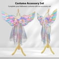 thumbnail image 3 of Costume Set Angel Devil Cosplay Prop for Kids with Wing Mesh Cloth and Bow for  Carnival Themed Cosplay Party Accessories, 3 of 6