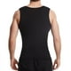 thumbnail image 4 of pstuiky Camisetas sin mangas para hombre, Camiseta deportiva informal de color liso para hombre, holgada, sin costuras, elástica, con cuello redondo Chaleco de hombre l, 4 of 6