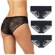 thumbnail image 1 of Calzoncillos Hipster Vince Camuto Paquete de 3 en Negro Talla S, 1 of 7