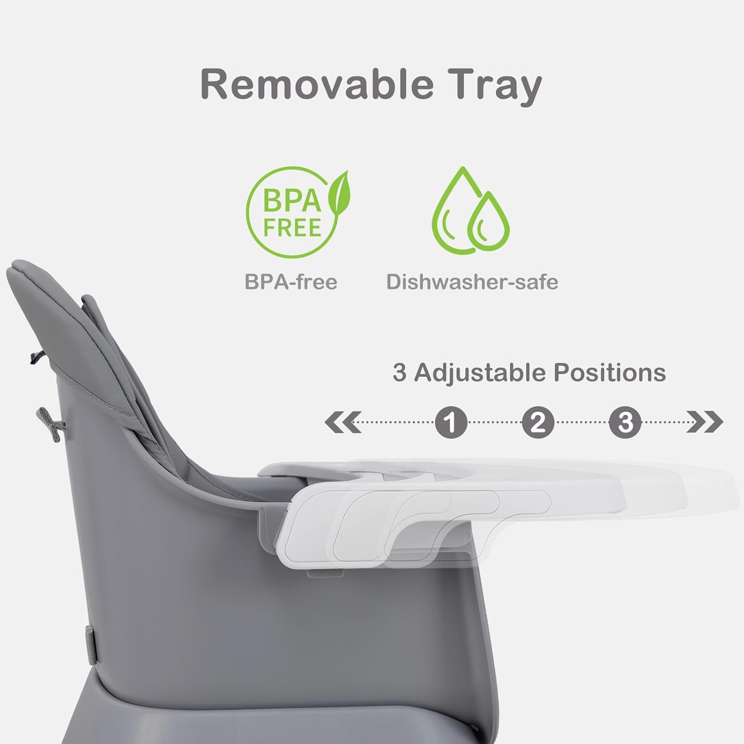 INFANS 9 in 1 High Chair, Convertible Baby Highchair for Babies and Toddlers, Table and Chair Set Building Block Infant Dining Booster Seat, Kids Stool with Activity Children Play Kitchen