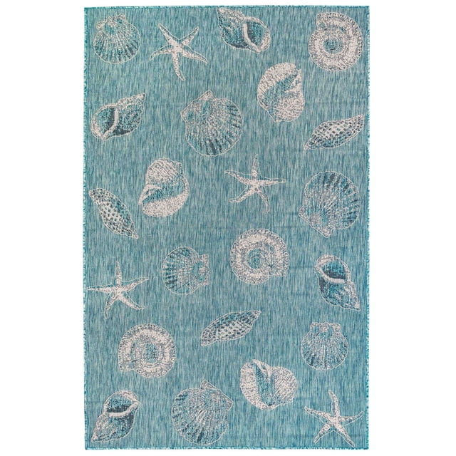Liora Manne Carmel Abstract Indoor Outdoor Area Rug, Shells, 3' 3" x 4' 11"