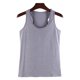 thumbnail image 1 of Qarigey Chaleco de algodón para mujer, ropa recortada de moda de punto, camiseta transpirable fresca, camisas de fondo exterior de primavera, Prendas para la parte del cuerpo Gris 3XL Qarigey AP010463-30B, 1 of 6