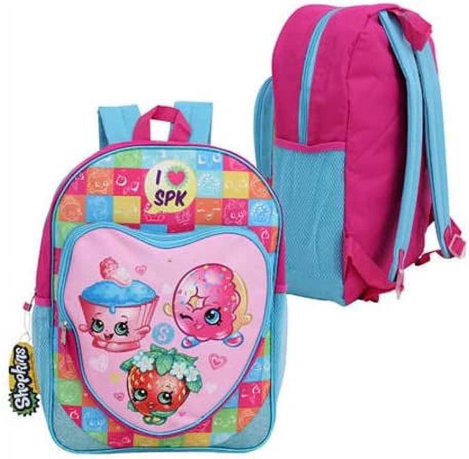 KNCF07ZA 16 inch with heart shaped zipper front pocket backpack