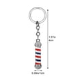 thumbnail image 3 of vlrwzc Mini Barber Shop Pole Keychain Hair Dresser Tools Scissors Comb Hair Dryer Shaver Key Ring Holder for Car Pendant Bag Decor Accessory, 3 of 7