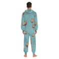 thumbnail image 4 of FORMRS Onesies Pajama for Adults Unisex Hoodie Winter Jumpsuit One Piece Sleepwear, Sizes S-2XL, Cartoon Capybaras, 4 of 7