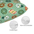 thumbnail image 3 of Fotbe Christmas Donuts Funda de Almohada Decorativa Estilo Occidental, Lujo en Algodón, Fundas para Almohadas King, Cojín Estampado para Decoración del Hogar-16"x24", 3 of 6