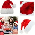 thumbnail image 3 of SILVERCELL Santa Hat Christmas Hat for Toddler Kids Xmas Holiday Hat,Unisex Velvet Classic Santa Hat for Christmas New Year, 3 of 4