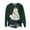 Dark Green, variant on Sweater for Women Christmas Cute Cat Graphic Long Sleeve Crew Neck Casual Plus Size Festival Cozy Sweaters
