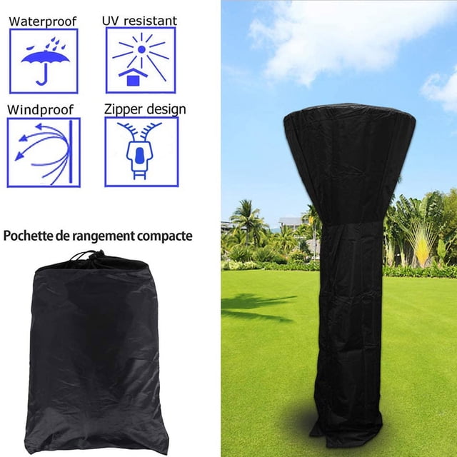 Fiudx Liquidación de ahorros de verano Protector resistente para calentador de patio y jardín para exteriores