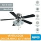 thumbnail image 3 of Ventilador de Techo para Interior 42"ARIA Igoto  Ventilador de Techo para Interior 42"ARIA, 3 of 3