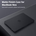 thumbnail image 3 of For MacBook Neo 13 Inch Hard Shell Case (2026 Model A3404)+Keyboard Cover+Screen Protector, Lightweight & Scratch-Resistant, Black, 3 of 7