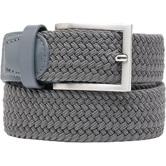 Men's Stretch Woven Braid Belt, Woven Elastic Golf Belt For Hunting Pants Casual Shorts Jeans