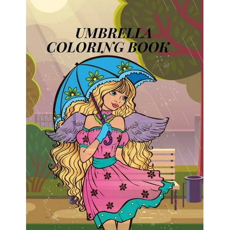 Umbrella Coloring Book: Stress Relief and Relaxation Fun Coloring Paperback (Paperback)