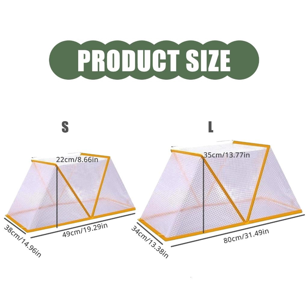 HONCLL Ventilated Plant Guard Covers Animal Barrier Expandable Cage System for Tomatoes Strawberries Flower Beds Balcony Garden
