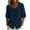 Navy, variant on Vivianyo HD Women's Peter Pan Collar Puff Sleeve Blouse, Lace Trim Button Top for Women, Women's Army Green, Sizes S-2XL